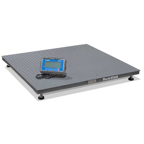 B-Tek WorldWEIGH Floor Scale with BWS Indicator