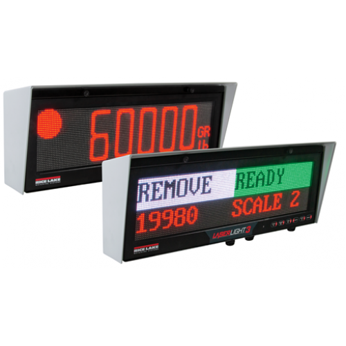 Rice Lake LaserLight3™ Color Remote Display with Messaging