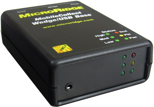 MicroRidge MobileCollect Wireless Wedge/USB Base